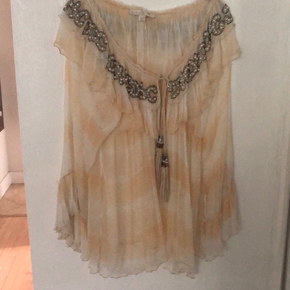 Sequin blouse! Tiedye channel look